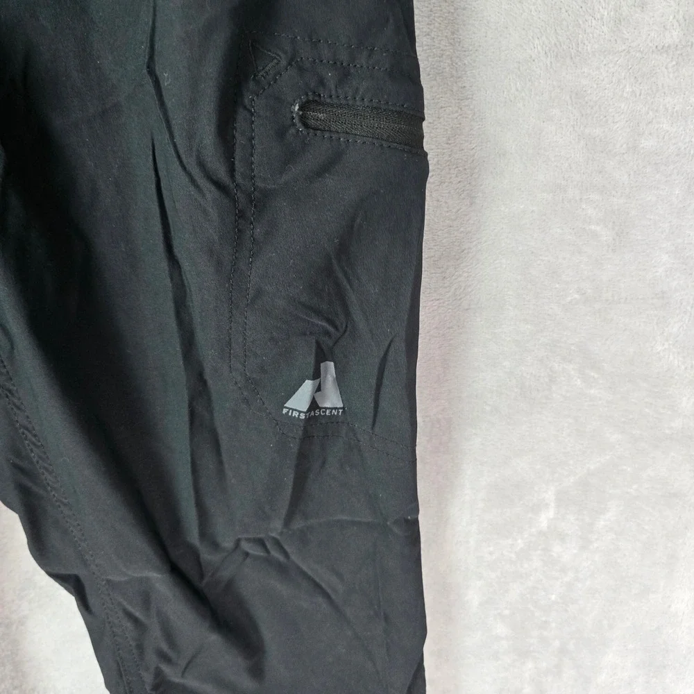 Eddie Bauer First Ascent Black Hiking Pants Womens 2 Technical Stretch Outdoor